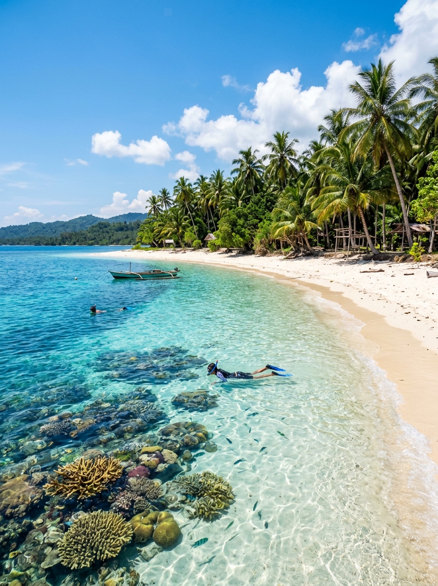 Garis pantai berpasir putih Buton Selatan